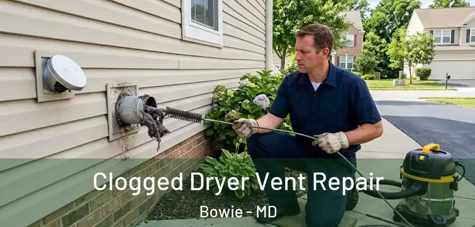  Clogged Dryer Vent Repair Bowie - MD