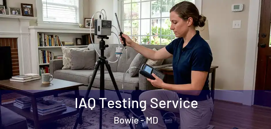  IAQ Testing Service Bowie - MD