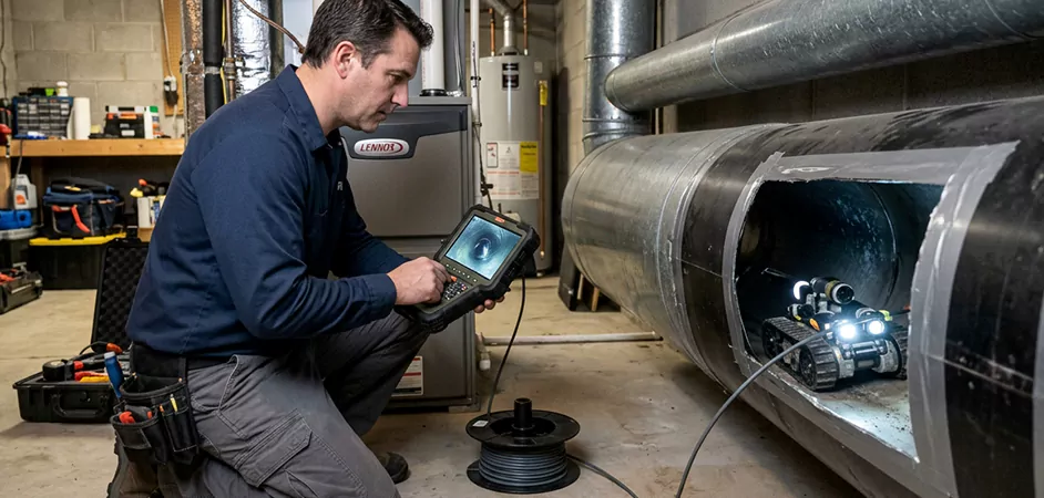 Robotic Duct Inspection in Bowie, MD