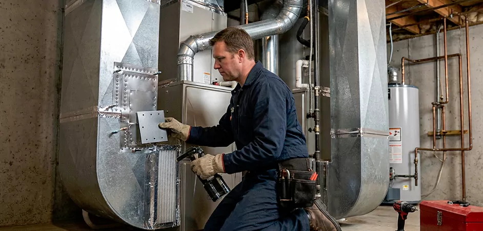 Supply and Return Plenum Repair in Bowie