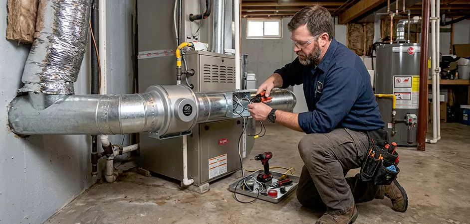 Booster Fan Installation in Bowie