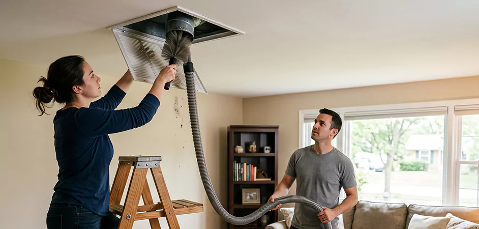 Roof and Wall Exhaust Cap Cleaning in Bowie