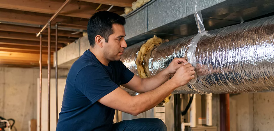 Duct Insulation Upgrade in Bowie