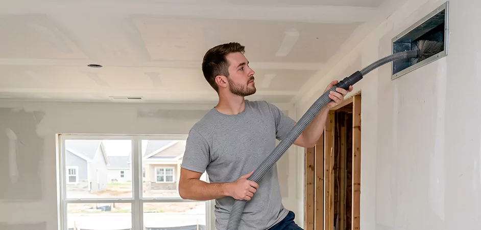 Multifamily New Construction Duct Cleaning in Bowie